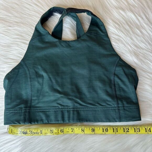 Outdoor Voices Tech Sweat Criss Cross Key Hole Sports Bra Green Size Small - Picture 5 of 11